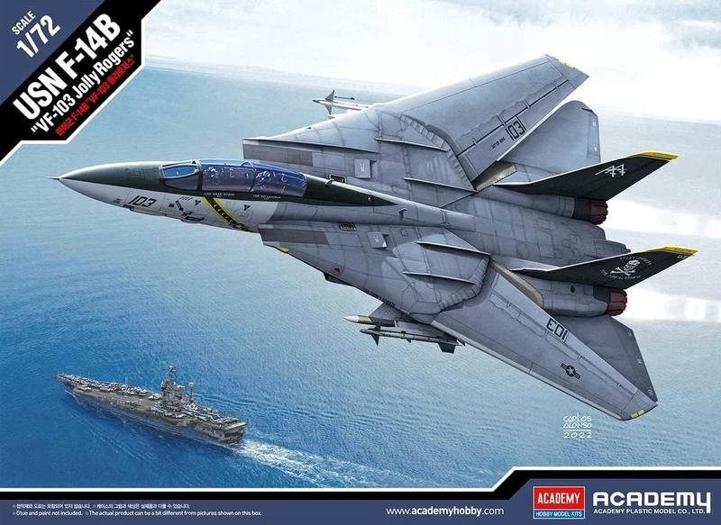 Academy F-14B Tomcat VF-103 Jolly Rogers 1/72 Modelo Plástico